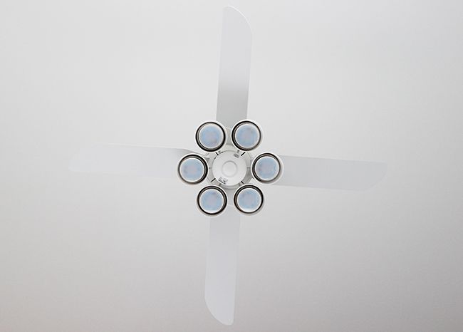 WF801P1 + WF266PC LED 調光調色 6灯 薄型 ODELIC(オーデリック)製シーリングファンライト