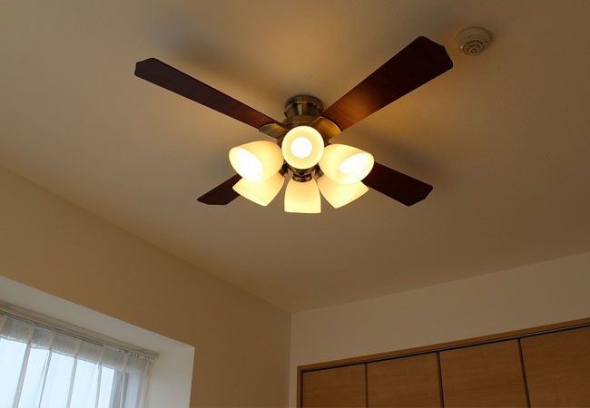 QJ-46AB6RCLE6 LED 6灯 TOKYOMETAL(東京メタル工業)製シーリングファンライト