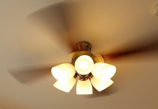 QJ-46AB6RCLE6 LED 6灯 TOKYOMETAL(東京メタル工業)製シーリングファンライト